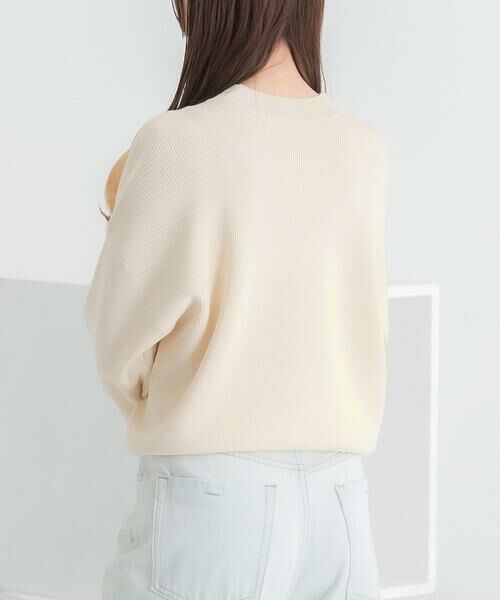 SENSE OF PLACE by URBAN RESEARCH / センスオブプレイス バイ アーバンリサーチ ニット・セーター | カットアウトハイネックセーター(5分袖) | 詳細14