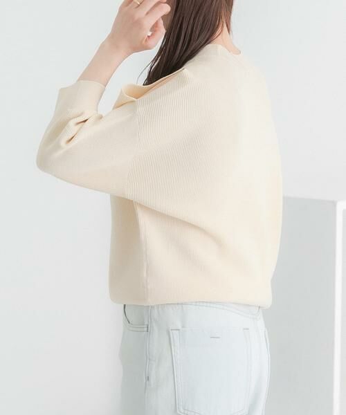 SENSE OF PLACE by URBAN RESEARCH / センスオブプレイス バイ アーバンリサーチ ニット・セーター | カットアウトハイネックセーター(5分袖) | 詳細15