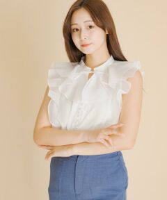SENSE OF PLACE by URBAN RESEARCH / センスオブプレイス バイ アーバンリサーチ シャツ・ブラウス | シアーラッフルブラウス