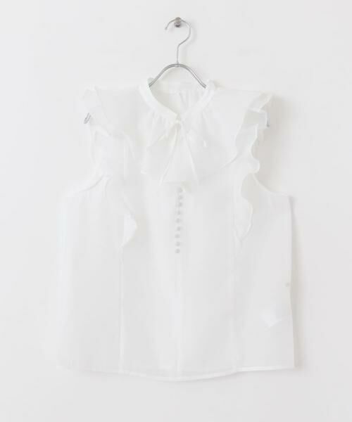 SENSE OF PLACE by URBAN RESEARCH / センスオブプレイス バイ アーバンリサーチ シャツ・ブラウス | シアーラッフルブラウス | 詳細13