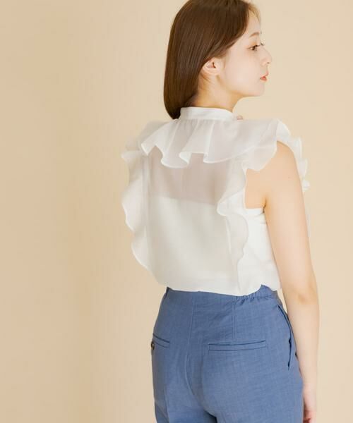 SENSE OF PLACE by URBAN RESEARCH / センスオブプレイス バイ アーバンリサーチ シャツ・ブラウス | シアーラッフルブラウス | 詳細2