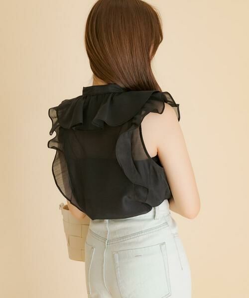 SENSE OF PLACE by URBAN RESEARCH / センスオブプレイス バイ アーバンリサーチ シャツ・ブラウス | シアーラッフルブラウス | 詳細16