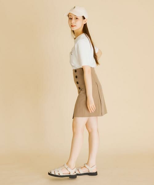 SENSE OF PLACE by URBAN RESEARCH / センスオブプレイス バイ アーバンリサーチ ショート・ハーフ・半端丈パンツ | ハイウエストスカショーパン | 詳細6