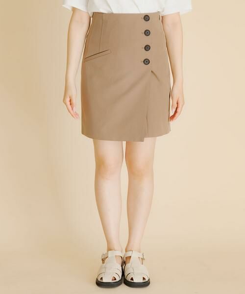 SENSE OF PLACE by URBAN RESEARCH / センスオブプレイス バイ アーバンリサーチ ショート・ハーフ・半端丈パンツ | ハイウエストスカショーパン | 詳細9