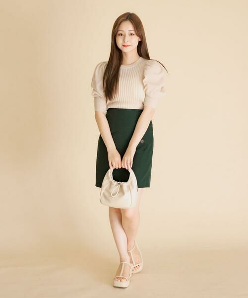 SENSE OF PLACE by URBAN RESEARCH / センスオブプレイス バイ アーバンリサーチ ショート・ハーフ・半端丈パンツ | ハイウエストスカショーパン | 詳細18