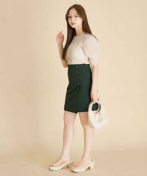 SENSE OF PLACE by URBAN RESEARCH / センスオブプレイス バイ アーバンリサーチ ショート・ハーフ・半端丈パンツ | ハイウエストスカショーパン | 詳細19