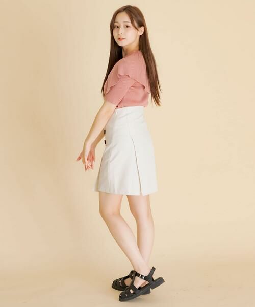 SENSE OF PLACE by URBAN RESEARCH / センスオブプレイス バイ アーバンリサーチ ショート・ハーフ・半端丈パンツ | ハイウエストスカショーパン | 詳細25