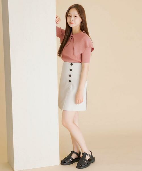 SENSE OF PLACE by URBAN RESEARCH / センスオブプレイス バイ アーバンリサーチ ショート・ハーフ・半端丈パンツ | ハイウエストスカショーパン | 詳細27