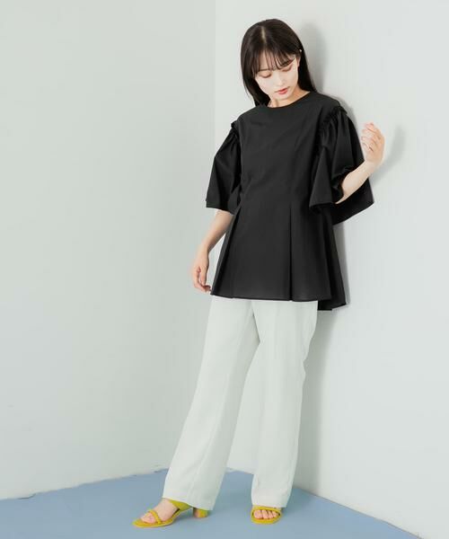 SENSE OF PLACE by URBAN RESEARCH / センスオブプレイス バイ アーバンリサーチ その他パンツ | ハイウエストセミフレアパンツ | 詳細21