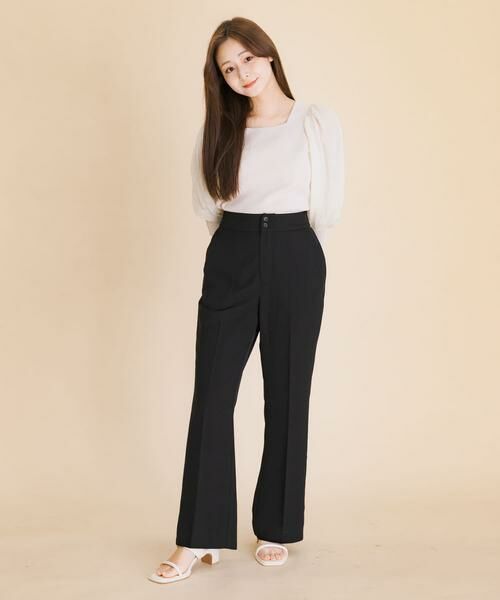 SENSE OF PLACE by URBAN RESEARCH / センスオブプレイス バイ アーバンリサーチ その他パンツ | ハイウエストセミフレアパンツ | 詳細26