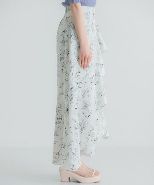 SENSE OF PLACE by URBAN RESEARCH / センスオブプレイス バイ アーバンリサーチ スカート | フラワープリントフリルスカート | 詳細18