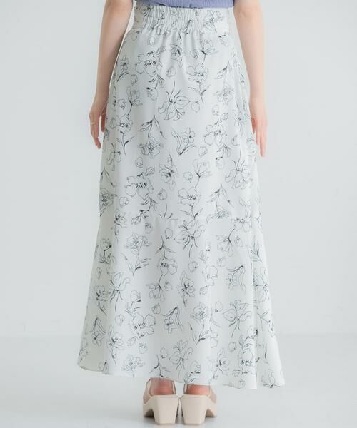 SENSE OF PLACE by URBAN RESEARCH / センスオブプレイス バイ アーバンリサーチ スカート | フラワープリントフリルスカート | 詳細19