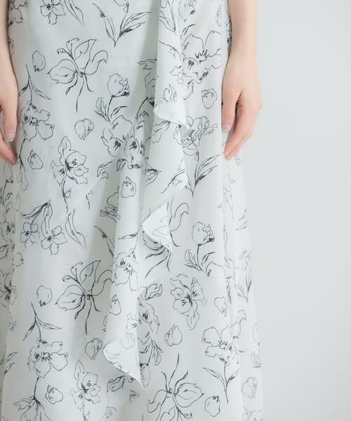 SENSE OF PLACE by URBAN RESEARCH / センスオブプレイス バイ アーバンリサーチ スカート | フラワープリントフリルスカート | 詳細20
