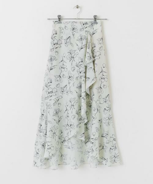 SENSE OF PLACE by URBAN RESEARCH / センスオブプレイス バイ アーバンリサーチ スカート | フラワープリントフリルスカート | 詳細21