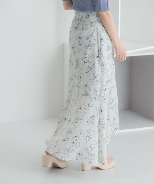 SENSE OF PLACE by URBAN RESEARCH / センスオブプレイス バイ アーバンリサーチ スカート | フラワープリントフリルスカート | 詳細8