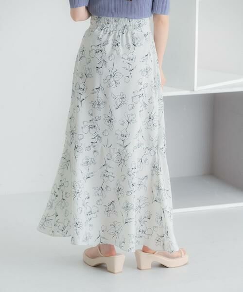 SENSE OF PLACE by URBAN RESEARCH / センスオブプレイス バイ アーバンリサーチ スカート | フラワープリントフリルスカート | 詳細9