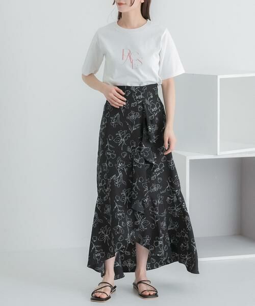 SENSE OF PLACE by URBAN RESEARCH / センスオブプレイス バイ アーバンリサーチ スカート | フラワープリントフリルスカート | 詳細29