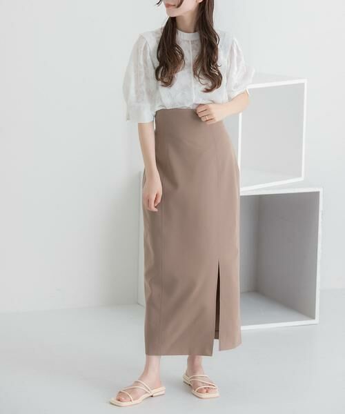 SENSE OF PLACE by URBAN RESEARCH / センスオブプレイス バイ アーバンリサーチ スカート | ストレッチスリットスカート | 詳細5