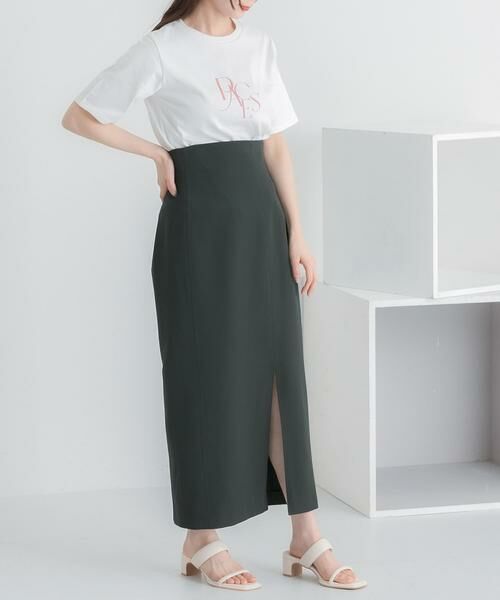 SENSE OF PLACE by URBAN RESEARCH / センスオブプレイス バイ アーバンリサーチ スカート | ストレッチスリットスカート | 詳細25