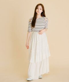 SENSE OF PLACE by URBAN RESEARCH / センスオブプレイス バイ アーバンリサーチ スカート | ランダムティアードロングスカート