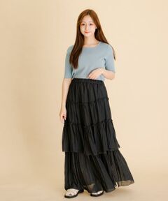 SENSE OF PLACE by URBAN RESEARCH / センスオブプレイス バイ アーバンリサーチ スカート | ランダムティアードロングスカート