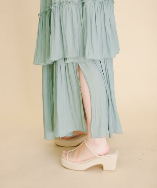 SENSE OF PLACE by URBAN RESEARCH / センスオブプレイス バイ アーバンリサーチ スカート | ランダムティアードロングスカート | 詳細11