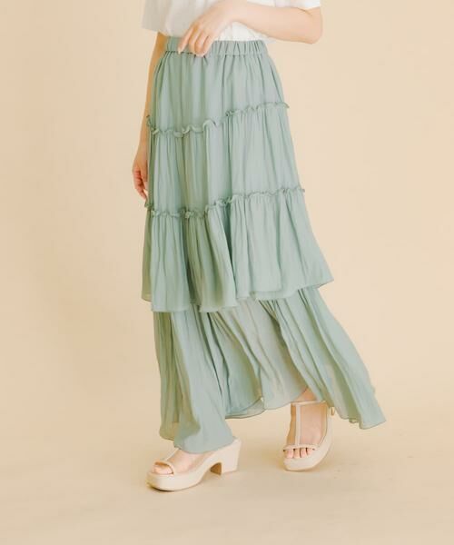 SENSE OF PLACE by URBAN RESEARCH / センスオブプレイス バイ アーバンリサーチ スカート | ランダムティアードロングスカート | 詳細2