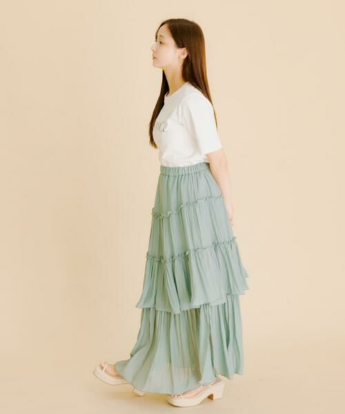 SENSE OF PLACE by URBAN RESEARCH / センスオブプレイス バイ アーバンリサーチ スカート | ランダムティアードロングスカート | 詳細3
