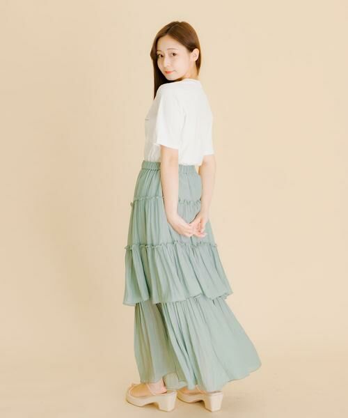 SENSE OF PLACE by URBAN RESEARCH / センスオブプレイス バイ アーバンリサーチ スカート | ランダムティアードロングスカート | 詳細6
