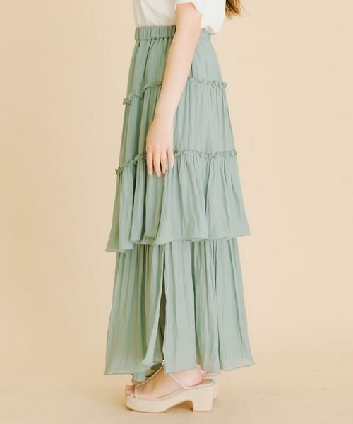 SENSE OF PLACE by URBAN RESEARCH / センスオブプレイス バイ アーバンリサーチ スカート | ランダムティアードロングスカート | 詳細8