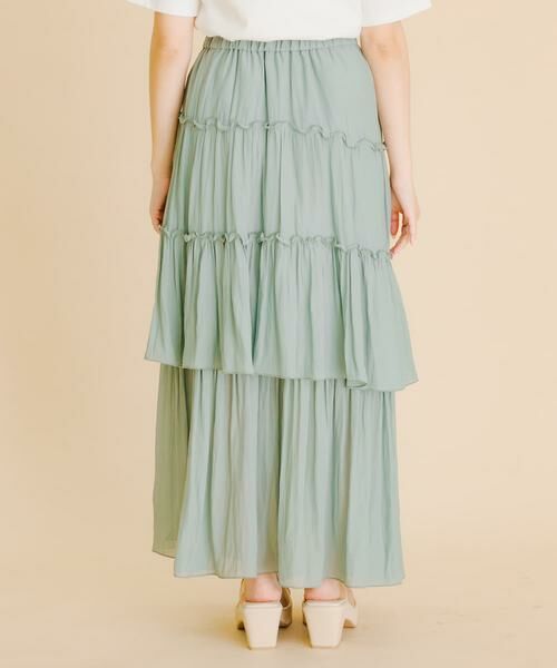 SENSE OF PLACE by URBAN RESEARCH / センスオブプレイス バイ アーバンリサーチ スカート | ランダムティアードロングスカート | 詳細9