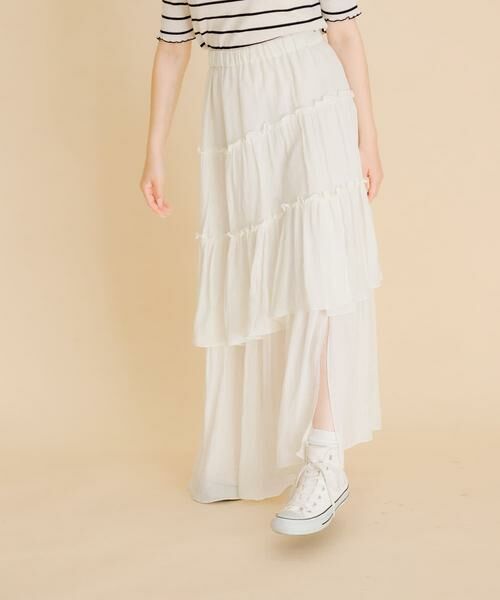 SENSE OF PLACE by URBAN RESEARCH / センスオブプレイス バイ アーバンリサーチ スカート | ランダムティアードロングスカート | 詳細17