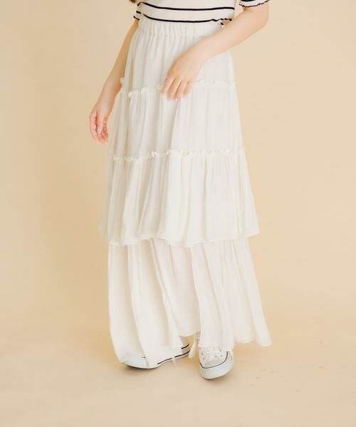 SENSE OF PLACE by URBAN RESEARCH / センスオブプレイス バイ アーバンリサーチ スカート | ランダムティアードロングスカート | 詳細18
