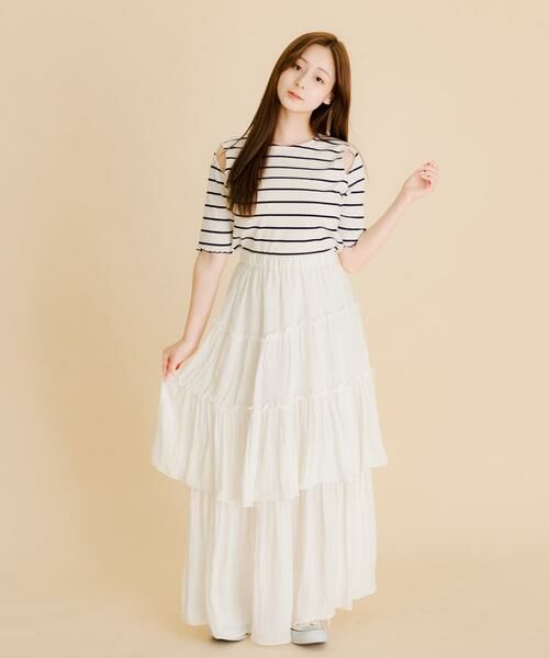 SENSE OF PLACE by URBAN RESEARCH / センスオブプレイス バイ アーバンリサーチ スカート | ランダムティアードロングスカート | 詳細21