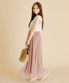 SENSE OF PLACE by URBAN RESEARCH / センスオブプレイス バイ アーバンリサーチ スカート | ソフトチュールイージースカート
