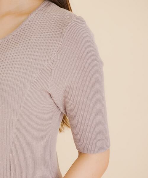 SENSE OF PLACE by URBAN RESEARCH / センスオブプレイス バイ アーバンリサーチ ワンピース | リブデザインニットワンピース | 詳細19