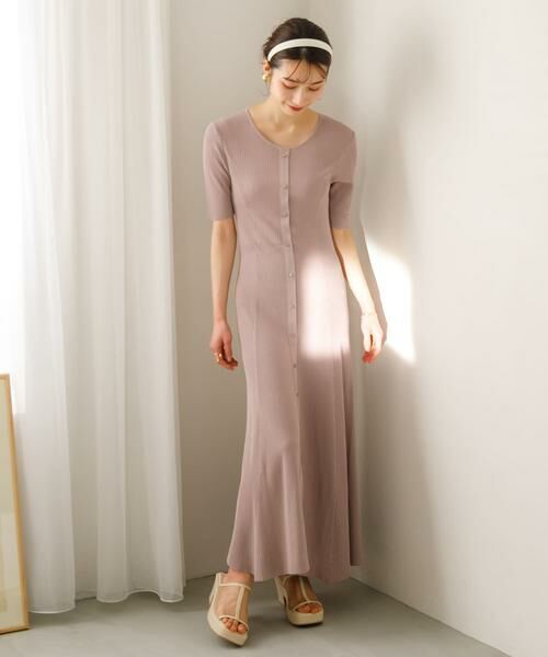 SENSE OF PLACE by URBAN RESEARCH / センスオブプレイス バイ アーバンリサーチ ワンピース | リブデザインニットワンピース | 詳細4