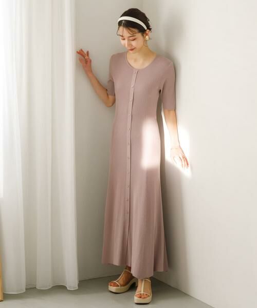 SENSE OF PLACE by URBAN RESEARCH / センスオブプレイス バイ アーバンリサーチ ワンピース | リブデザインニットワンピース | 詳細5