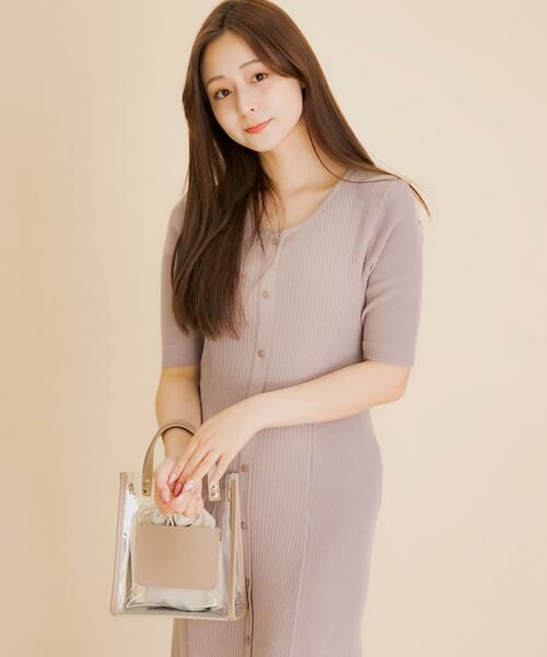 SENSE OF PLACE by URBAN RESEARCH / センスオブプレイス バイ アーバンリサーチ ワンピース | リブデザインニットワンピース | 詳細7