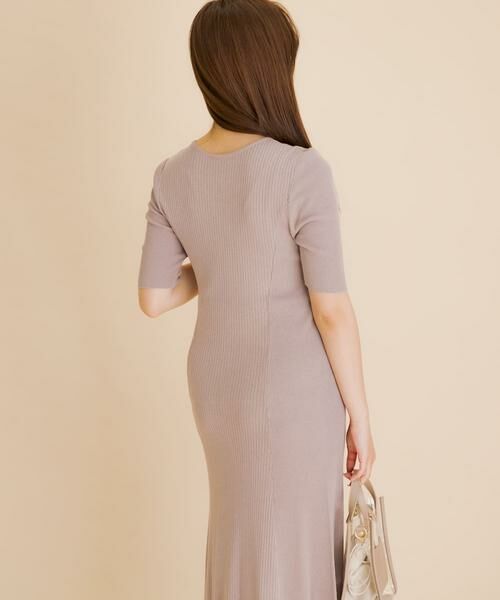 SENSE OF PLACE by URBAN RESEARCH / センスオブプレイス バイ アーバンリサーチ ワンピース | リブデザインニットワンピース | 詳細8