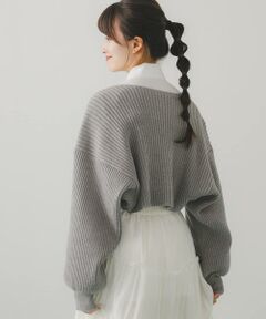 SENSE OF PLACE by URBAN RESEARCH / センスオブプレイス バイ アーバンリサーチ ニット・セーター | リブニットボレロ