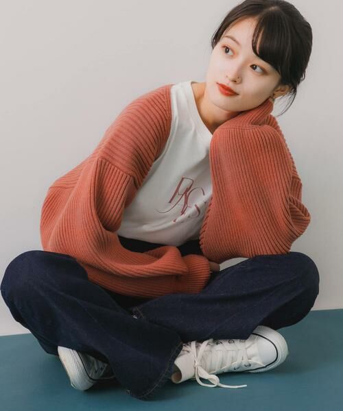 SENSE OF PLACE by URBAN RESEARCH / センスオブプレイス バイ アーバンリサーチ ニット・セーター | リブニットボレロ | 詳細1