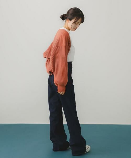 SENSE OF PLACE by URBAN RESEARCH / センスオブプレイス バイ アーバンリサーチ ニット・セーター | リブニットボレロ | 詳細10