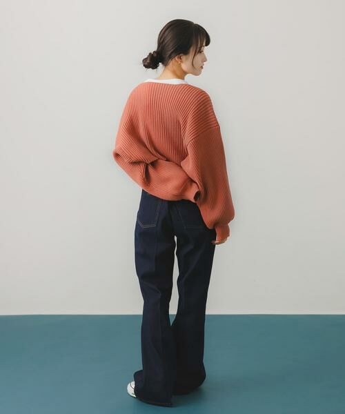 SENSE OF PLACE by URBAN RESEARCH / センスオブプレイス バイ アーバンリサーチ ニット・セーター | リブニットボレロ | 詳細11