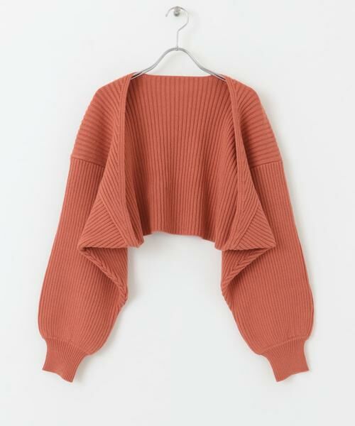 SENSE OF PLACE by URBAN RESEARCH / センスオブプレイス バイ アーバンリサーチ ニット・セーター | リブニットボレロ | 詳細12