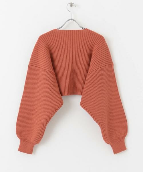 SENSE OF PLACE by URBAN RESEARCH / センスオブプレイス バイ アーバンリサーチ ニット・セーター | リブニットボレロ | 詳細13