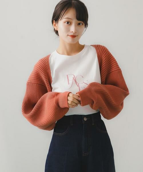 SENSE OF PLACE by URBAN RESEARCH / センスオブプレイス バイ アーバンリサーチ ニット・セーター | リブニットボレロ | 詳細4