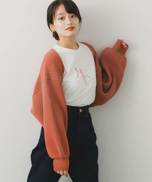 SENSE OF PLACE by URBAN RESEARCH / センスオブプレイス バイ アーバンリサーチ ニット・セーター | リブニットボレロ | 詳細6