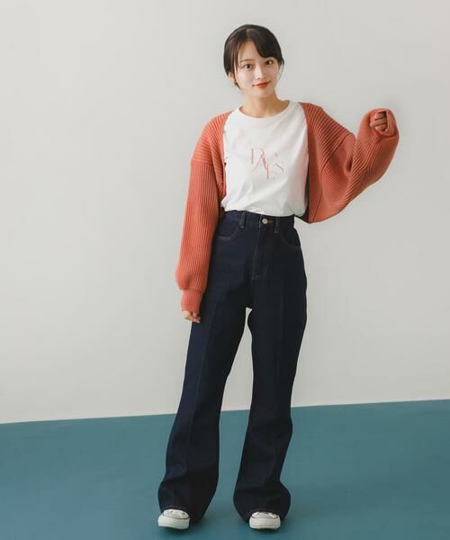 SENSE OF PLACE by URBAN RESEARCH / センスオブプレイス バイ アーバンリサーチ ニット・セーター | リブニットボレロ | 詳細8