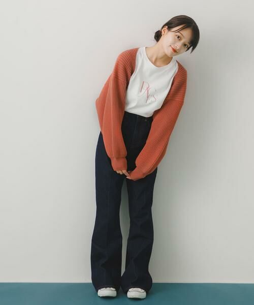 SENSE OF PLACE by URBAN RESEARCH / センスオブプレイス バイ アーバンリサーチ ニット・セーター | リブニットボレロ | 詳細9